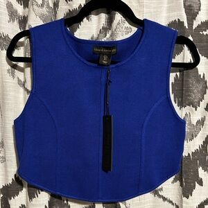 Royal Blue Crop Sweater